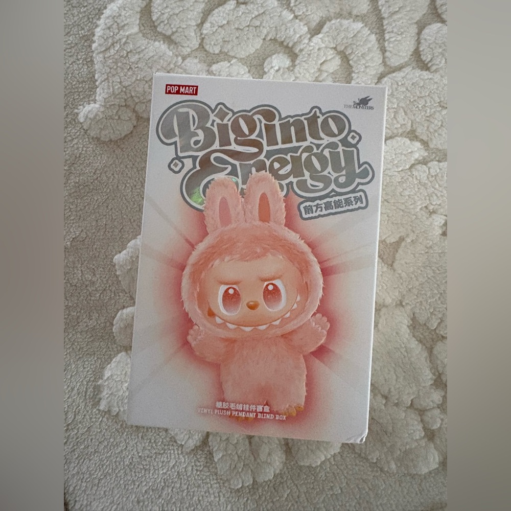 Authentic Pop Mart Big Into Energy Labubu Happiness Sealed